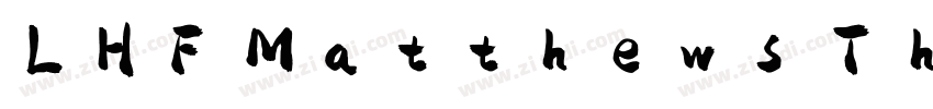 LHF Matthews Thin 常规字体转换